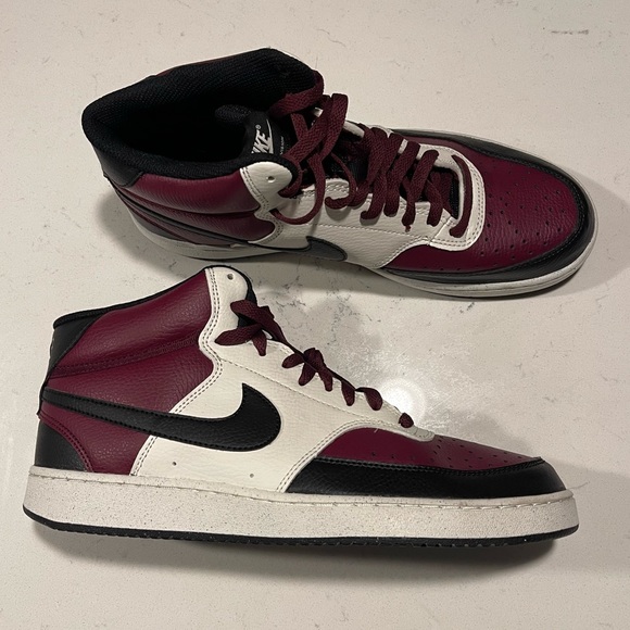 NEW Men’s NIKE Court Vision Mid Next Nature Shoes Sneakers - Picture 7 of 10